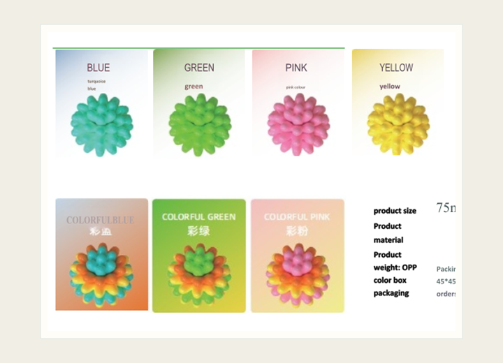 Colorful Chewable Toy Ball KK018